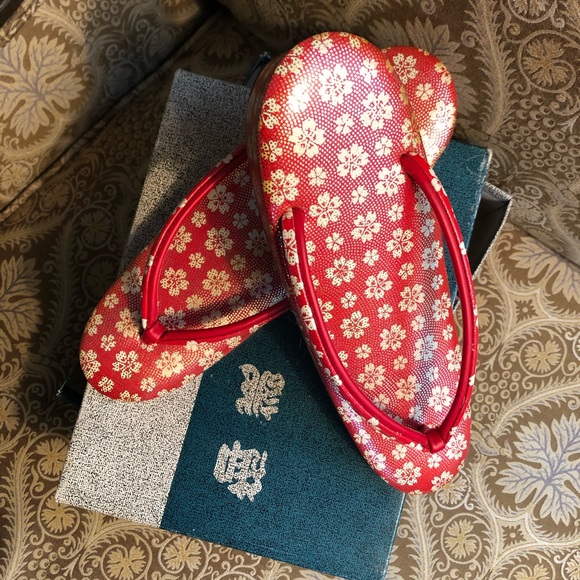 GENUINE Vintage Japanese Zori Formal Sandal - Picture 2 of 5